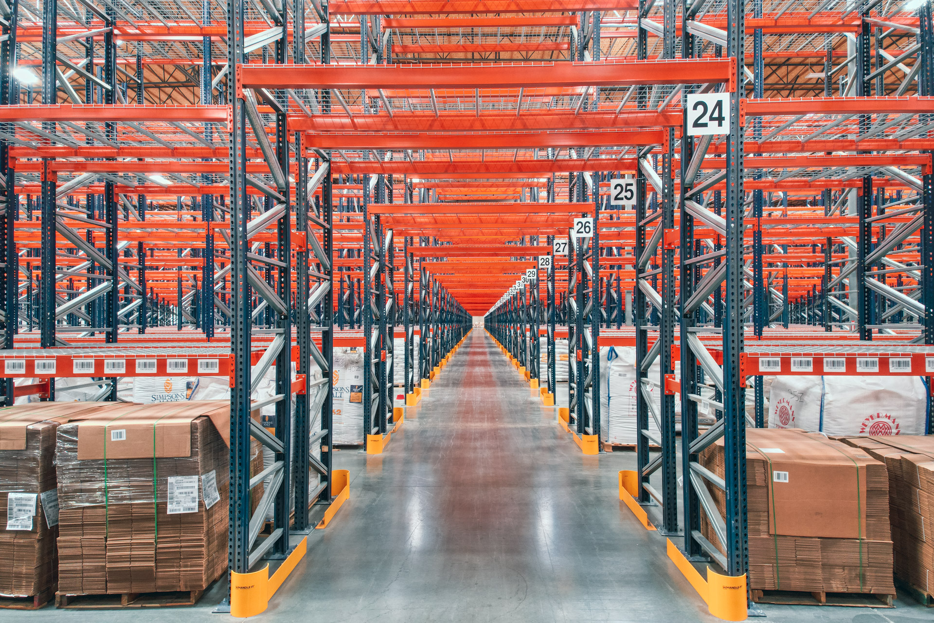Industrial pallet racking installation in Lee's Summit warehouse